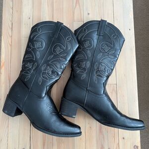 Black Cowgirl Boots